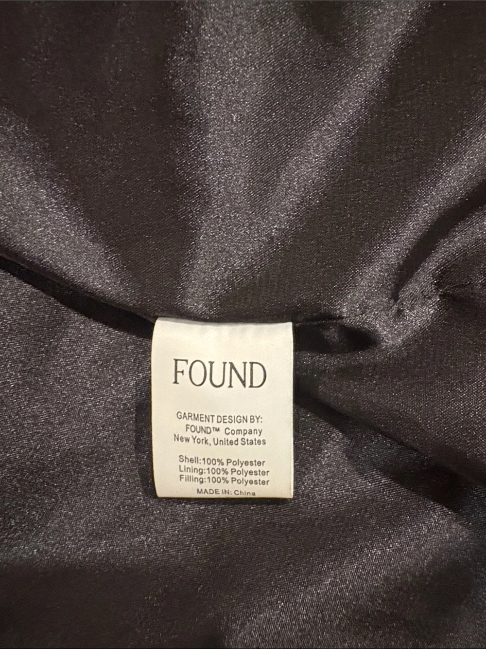 Found Floral zip and button up puffer